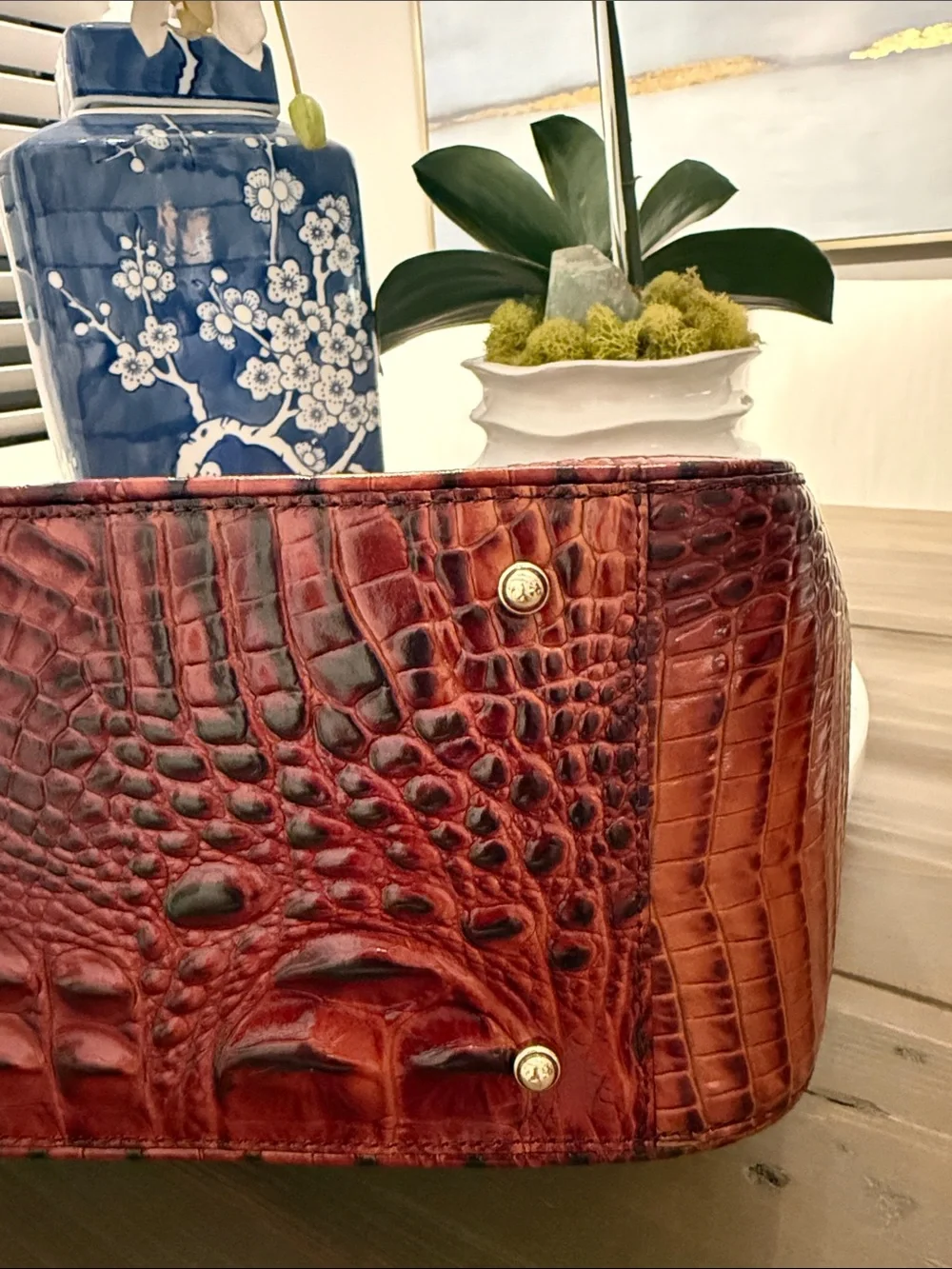 Brahmin Peyton Satchel Retired